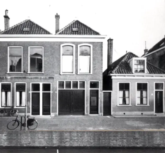 Rietveld in 1960 bij boezempijl NAP-0.4